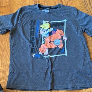 Naruto Graphic Kids T-Shirt - Gray